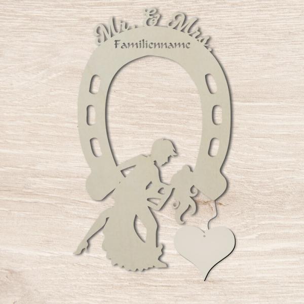 Geschenke für Hochzeitspaare Hufeisen Tanz Hochzeit Unbehandelt