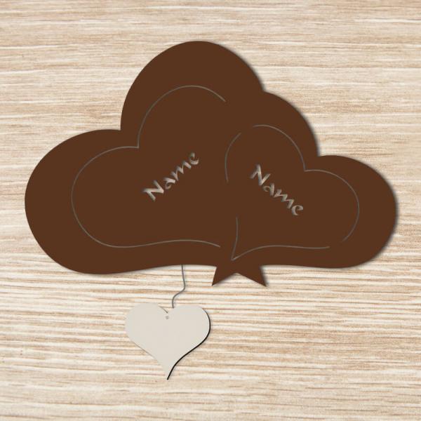 Geschenk für verliebte Herzschmelz Braun