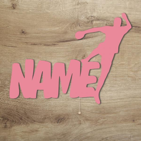 Geschenke für Handballer Nachtlicht Deko Rosa