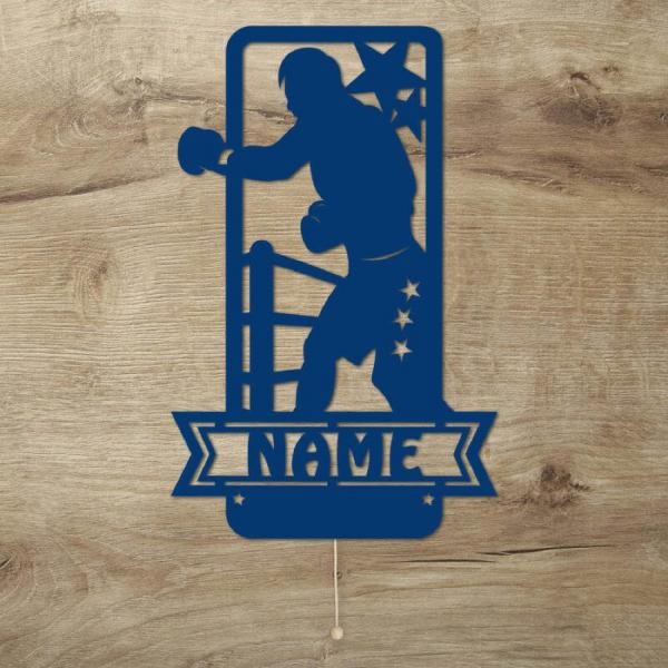 Boxsport Boxer Boxing Geschenke mit Beleuchtung