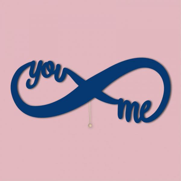 Unendlichkeitszeichen Geschenke für Liebespaare Liebe LED Deko Blau