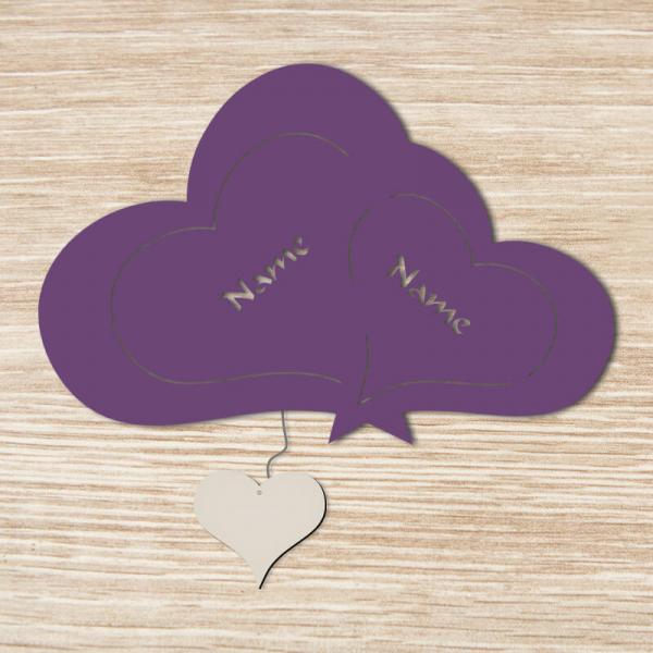 Geschenk für verliebte Herzschmelz Lila