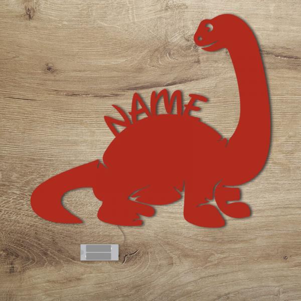Geschenke für Kinder Dino Dinosaurier Pflanzenfresser Rot