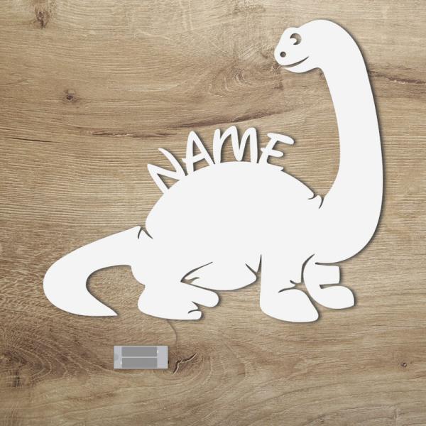 Geschenke für Kinder Dino Dinosaurier Pflanzenfresser Weiß