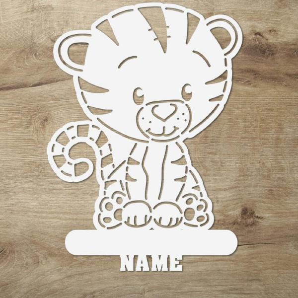 Farbwechsel Tiger Wand Nachtlicht Lampe personalisiert