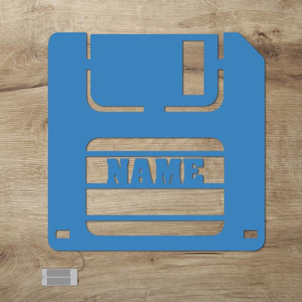 Geschenke PC Zubehör Led Diskette personalisiert