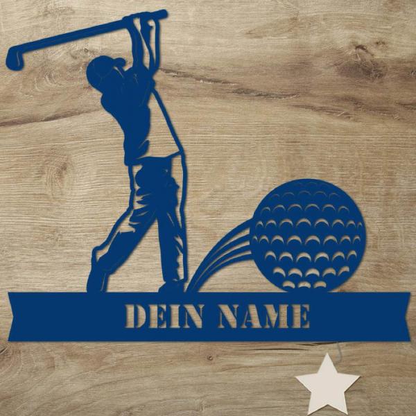 Golf Sport LED Deko Geschenk personalisiert