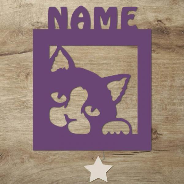 Katze Wand Lampe led Deko Personalisiert