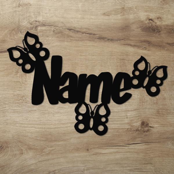 Schmetterling Lampe / Nachtlicht Geschenk für Mädchen Frauen mit Name
