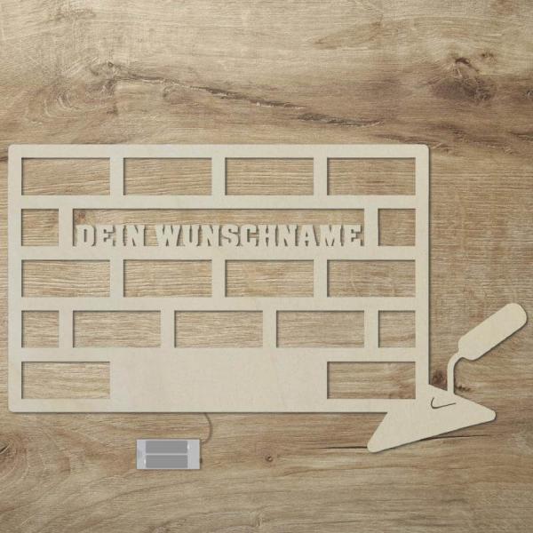 Maurer Deko Licht Geschenk für Männer zum Geburtstag