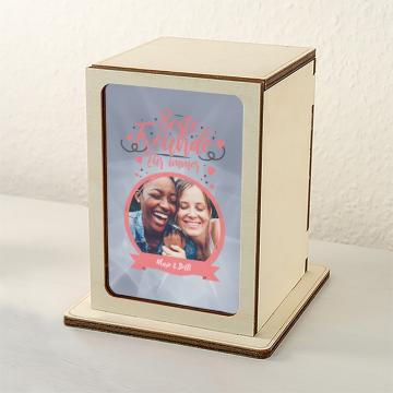 Schnappstern LED Box Beste Freunde für immer Deko Schnappstern LED Box Beste Freunde für immer Deko