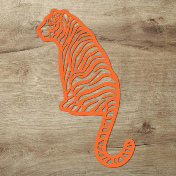 Farbwechsel Tiger Holz Deko Wand Lampe