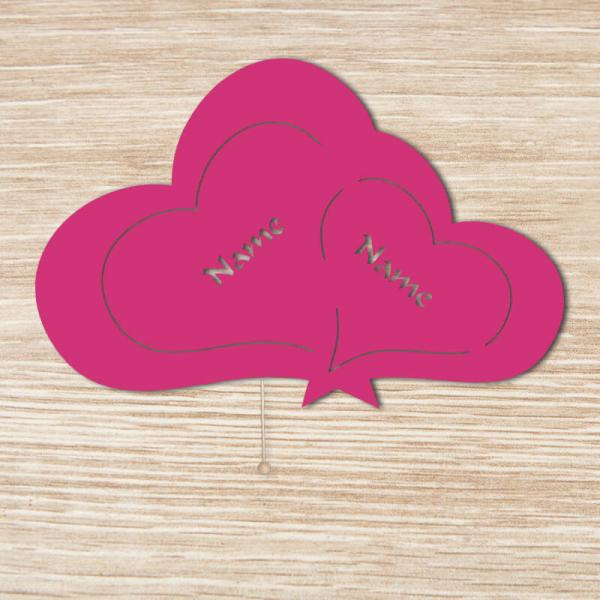 Geschenk für verliebte Herzschmelz Liebe Pink