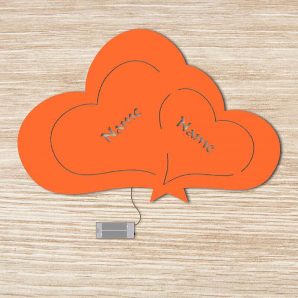 Geschenk für verliebte Orange