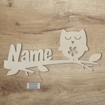 Lampe für Kinder Eule Unbehandelt Lampe für Kinder Eule Unbehandelt