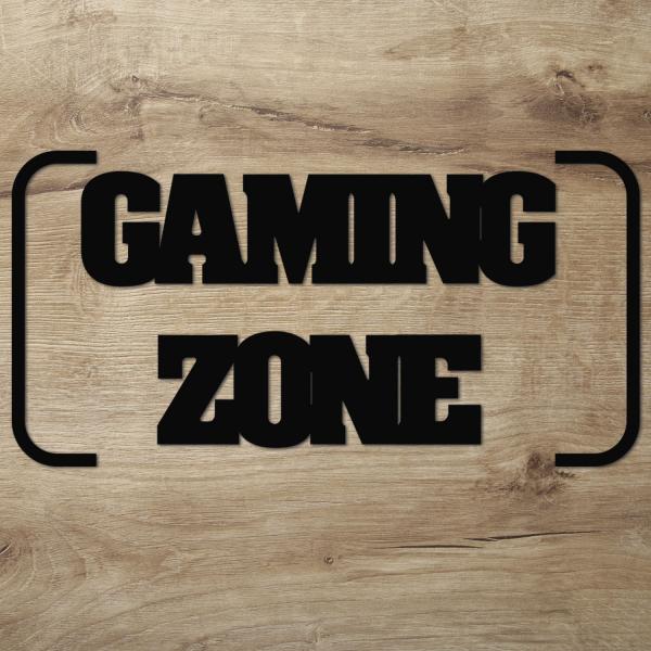 Gaming Zone Wand Deko für Gamer