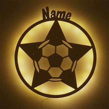Fußball Lampe Stern Fußball Lampe Stern