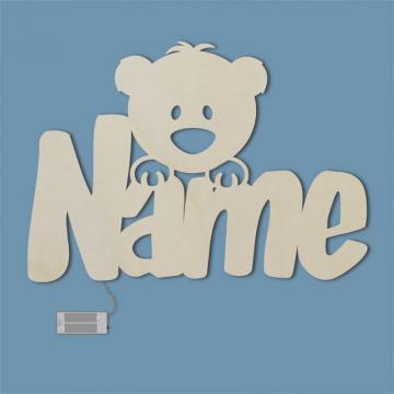 Personalisiertes Geschenk Baby Nachtlicht Bär Personalisiertes Geschenk Baby Nachtlicht Bär