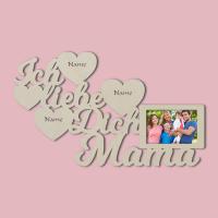 Bilderrahmen für die Mama Ich Liebe dich Muttertag Weihnachten Deko Unbehandelt Bilderrahmen für die Mama Ich Liebe dich Muttertag Weihnachten Deko Unbehandelt