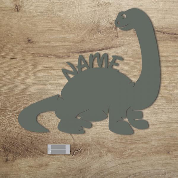 Geschenke für Kinder Dino Dinosaurier Pflanzenfresser Grau
