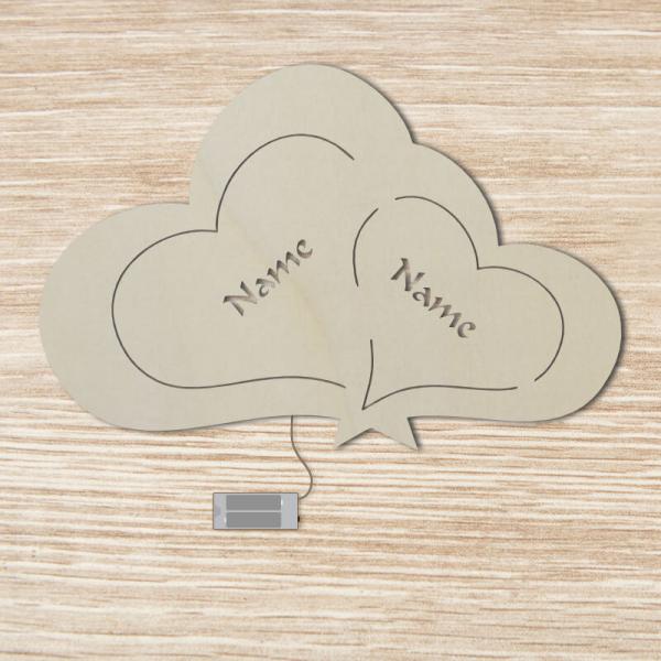 Geschenk für verliebte Herz im Herz