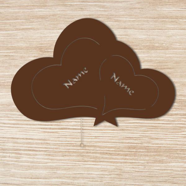 Geschenk für verliebte Herzschmelz Liebe Braun