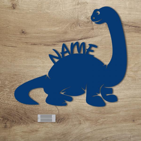 Geschenke für Kinder Dino Dinosaurier Pflanzenfresser Blau