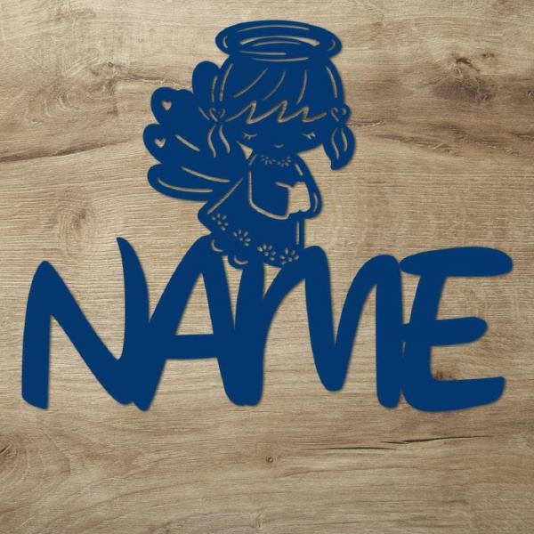 Farbwechsel Schutzengel Wand Licht mit Namen