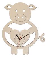 Schweinchen Uhr Geschenk Schweinchen Uhr Geschenk
