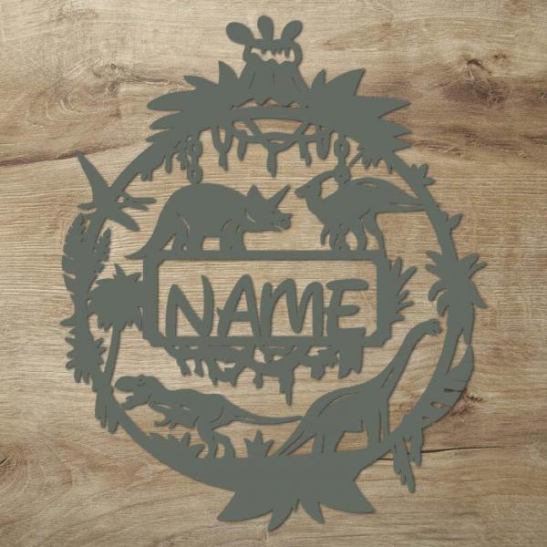 Farbwechsel Dino Nachtlicht mit Namen