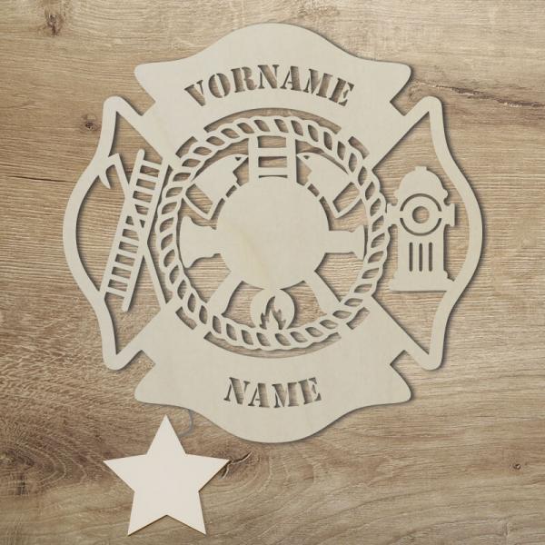 Feuerwehr Geschenk Kinder und Erwachsene LED Unbehandelt