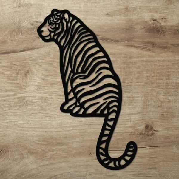 Farbwechsel Tiger Holz Deko Wand Lampe
