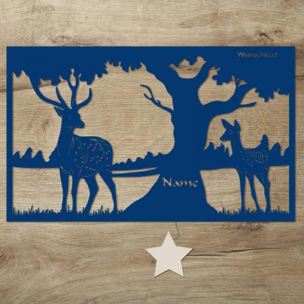 Wald Natur Deko Nachtlicht Wand Lampe personalisiert