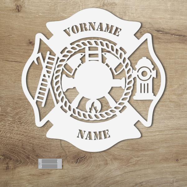 Feuerwehr Geschenk Kinder und Erwachsene Weiß