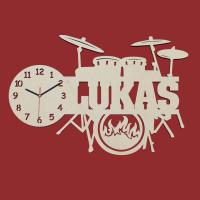 Schlagzeug Drums Wanduhr Schlagzeug Drums Wanduhr