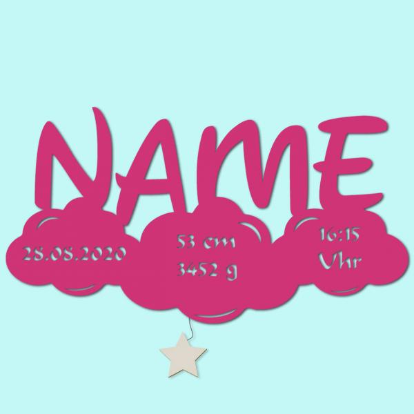 Baby Nachtlicht in der Farbe Pink
