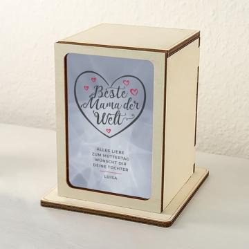 Schnappstern LED Box Beste Mama der Welt Schnappstern LED Box Beste Mama der Welt