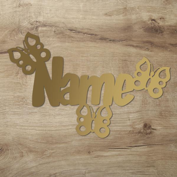 Schmetterling Lampe / Nachtlicht Geschenk für Mädchen Frauen mit Name