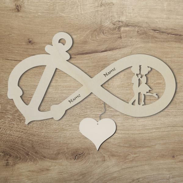 Geschenk zum Jahrestag Anker Unendlich Liebe Unbehandelt