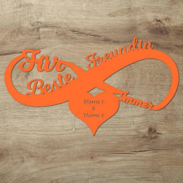 Beste Freundin für immer Unendlich Wand Lampe