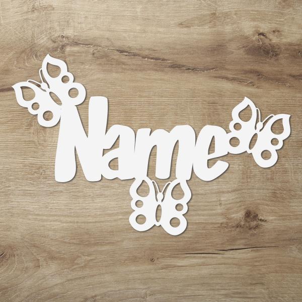 Schmetterling Lampe / Nachtlicht Geschenk für Mädchen Frauen mit Name