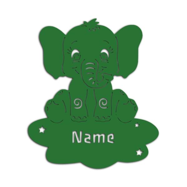 Nachtlicht mit Spieluhr "Elefant auf der Wolke"