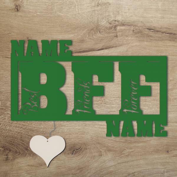 Geschenke für die Beste Freundin BFF Best Friends Lampe Nachtlicht Grün