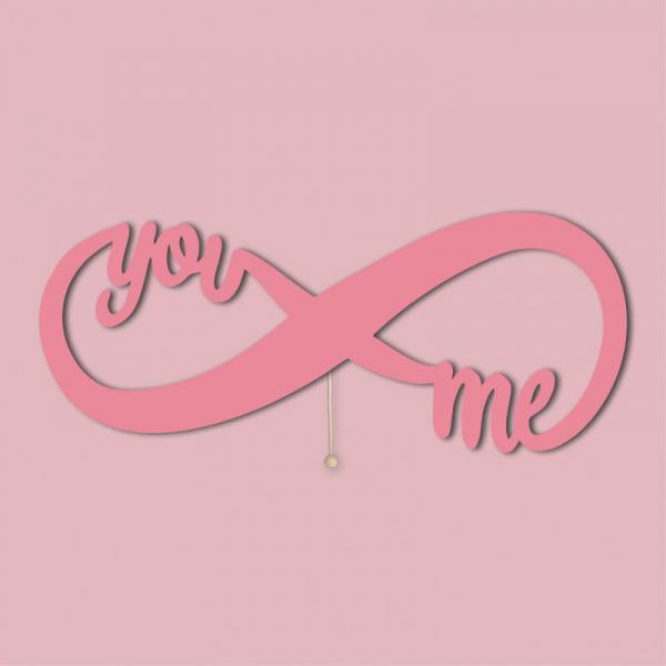 Unendlichkeitszeichen Geschenke für Liebespaare Liebe LED Deko Rosa