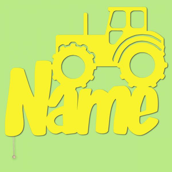 Geschenk für Traktor in Gelb