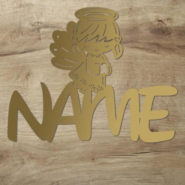 Farbwechsel Schutzengel Wand Licht mit Namen