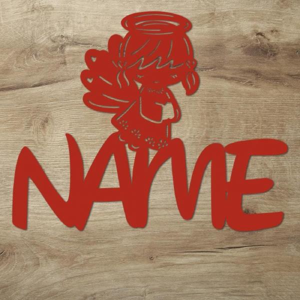 Farbwechsel Schutzengel Wand Licht mit Namen