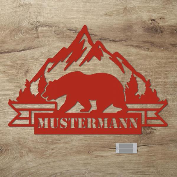 Wildnis Geschenke Lampe Holz Wand Nachtlicht