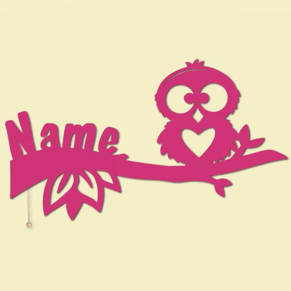 Geschenk Eule in Pink