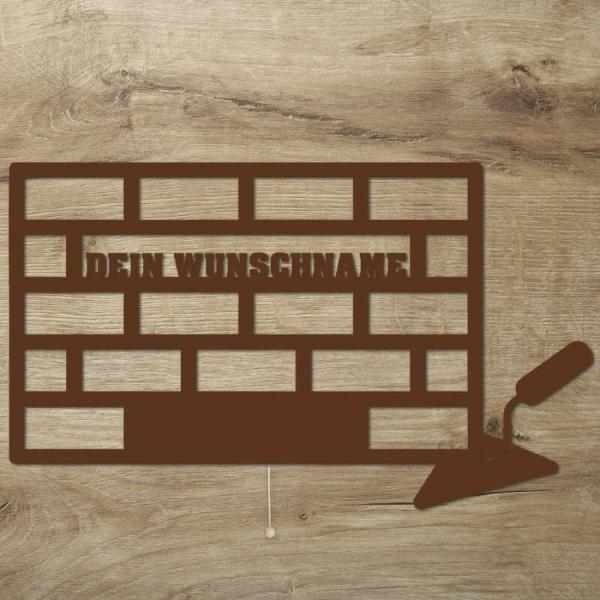 Maurer Deko Licht Geschenk für Männer zum Geburtstag